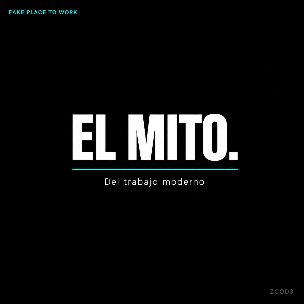 El mito del trabajo moderno